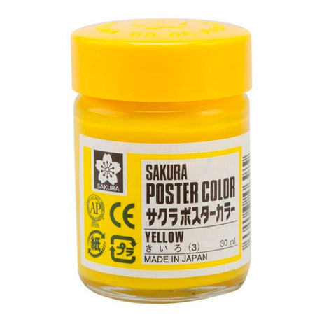 sakura-poster-color-tempera-profesional-30-ml-amarillo