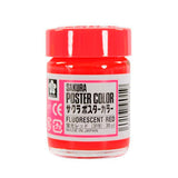 sakura-poster-color-tempera-profesional-30-ml-rojo-fluorescente