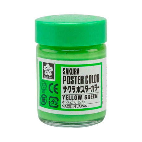 sakura-poster-color-tempera-profesional-30-ml-verde-amarillo