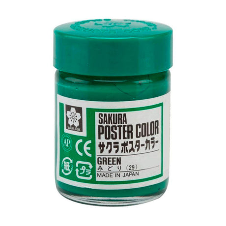 sakura-poster-color-tempera-profesional-30-ml-verde