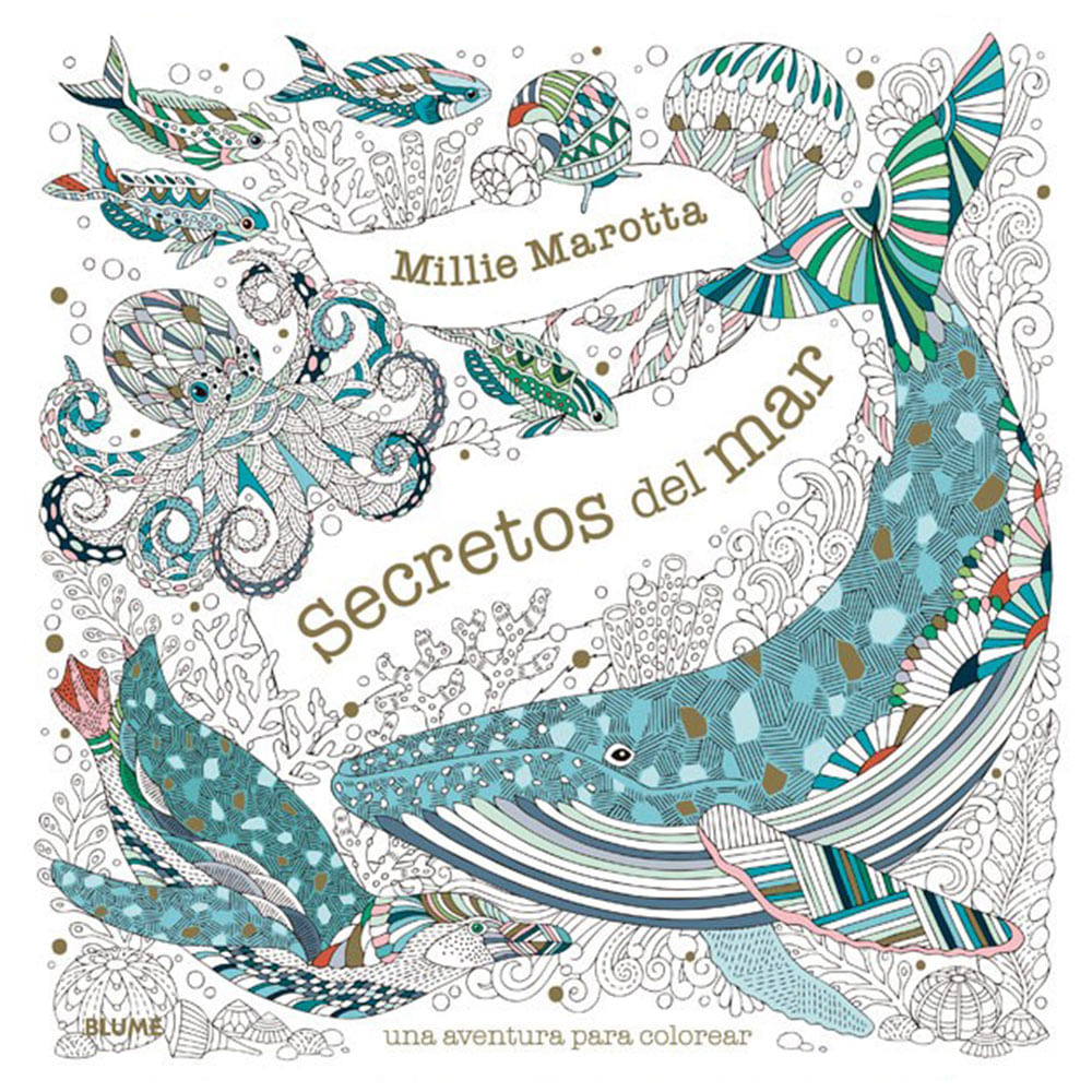 Secretos del Mar - Millie Marotta – Dibu Chile