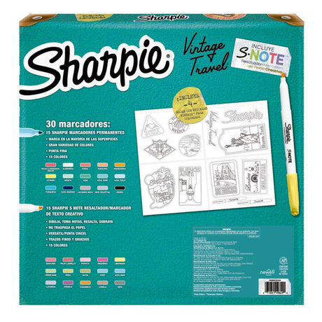 sharpie-set-30-marcadores-punta-fina-vintage-ruleta-2