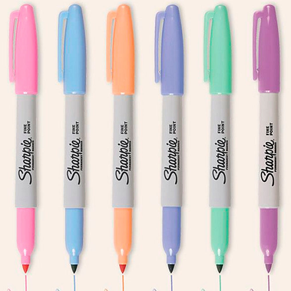 Set 8 Plumones Sharpie Pastel Dibu Chile