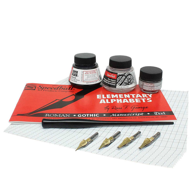 Speedball - Kit Plumillas de Caligrafía y Lettering Super Value – Dibu ...