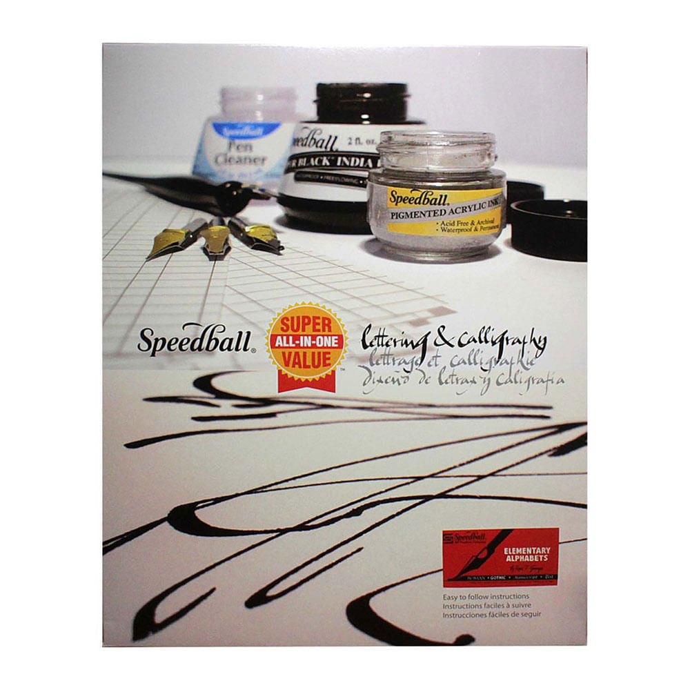 Speedball - Kit Plumillas de Caligrafía y Lettering Super Value – Dibu ...