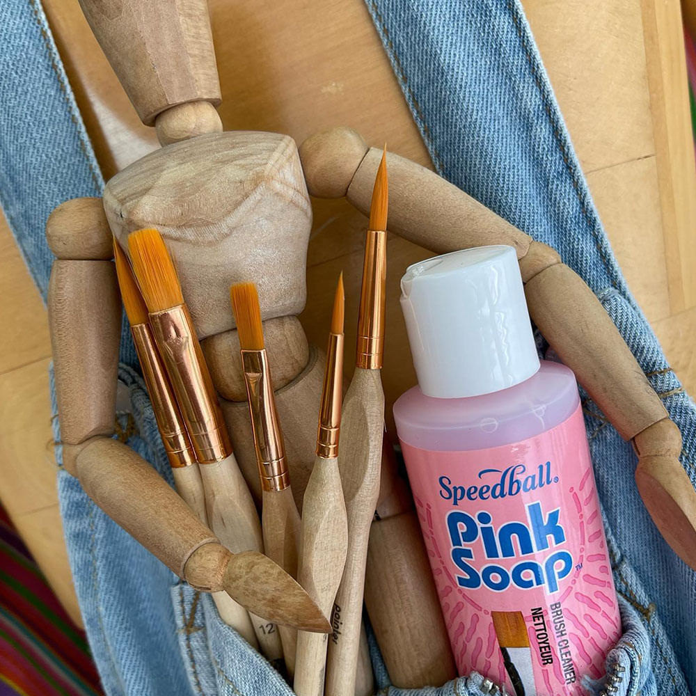 Limpiador para Pinceles Speedball Pink Soap 118 ml Dibu Chile