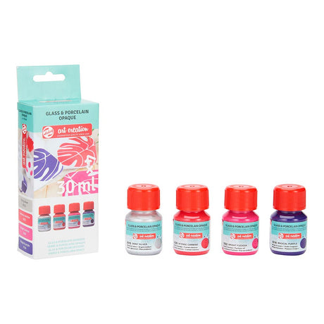 talens-art-creation-glass-porcelain-set-4-pinturas-porcelana-florales-opaco-30-ml-2