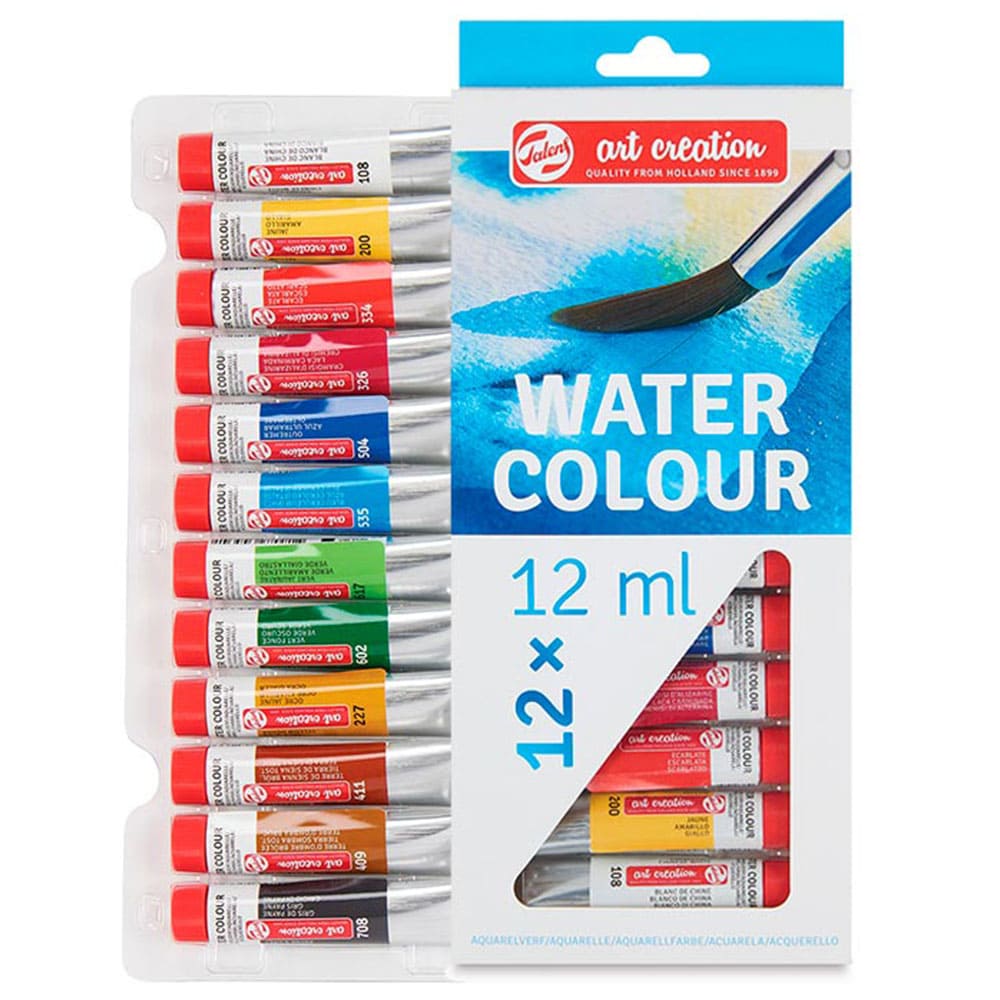 Talens Art Creation Gouache-Set – 24 Farben à 12 Ml, Deckend & Wasservermischbar, Für Anfänger & Erwachsene
