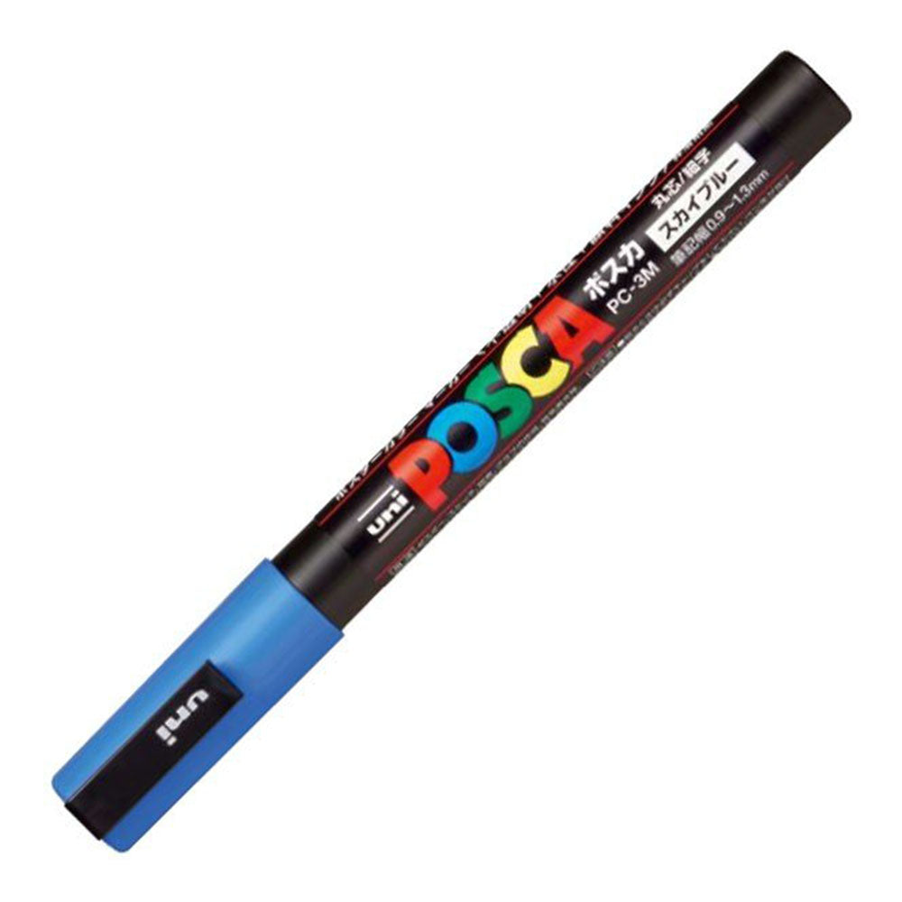 uni-posca-marcadores-unidad-pc-3m-finos-tonos-pastel-Azul-Cielo