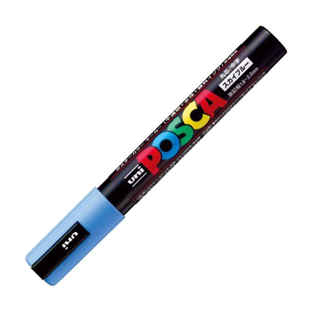 uni-posca-marcadores-unidad-pc-5m-medios-tonos-pastel-azul