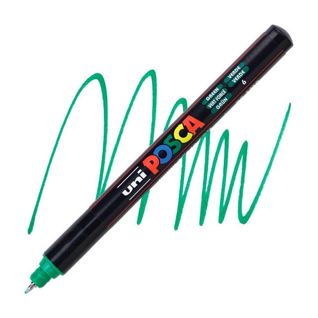 uni-posca-pc-1mr-marcadores-extra-finos-verde