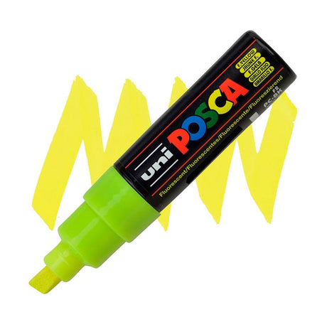 uni-posca-pc-8k-marcadores-anchos-Amarillo-Fluor