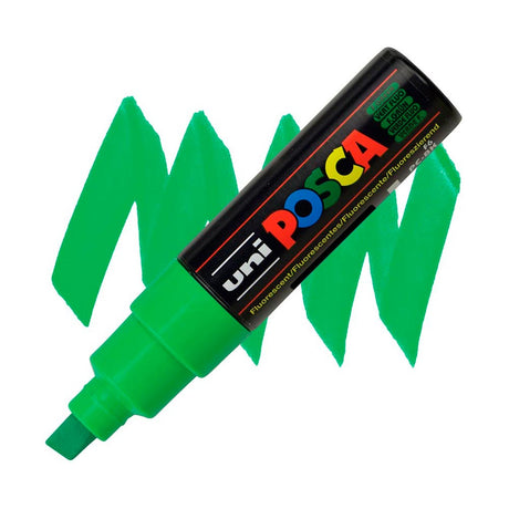 uni-posca-pc-8k-marcadores-anchos-Verde-Fluorescente