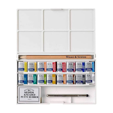 winsor-newton-cotman-set-16-acuarelas-deluxe-sketchers-medias-pastillas-accesorios-2