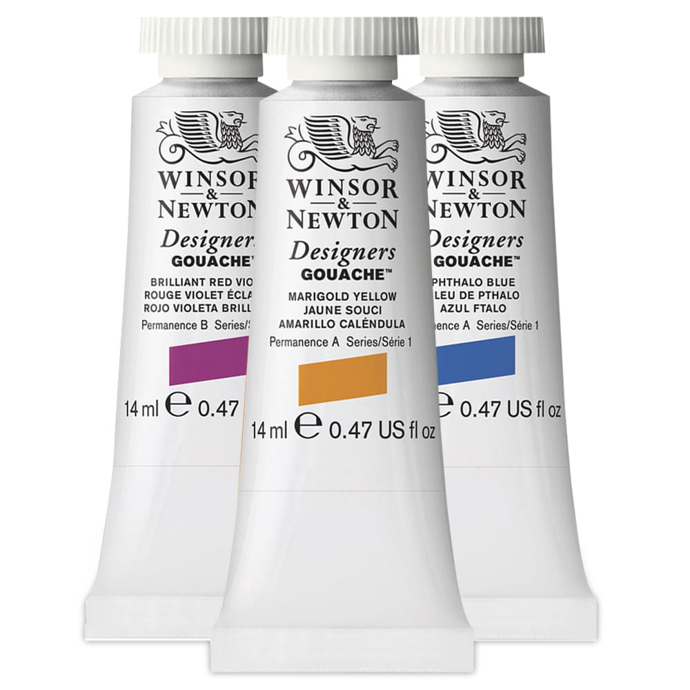 Designers' Gouache zinc white, 37 ml, 748 (pack of 3) 