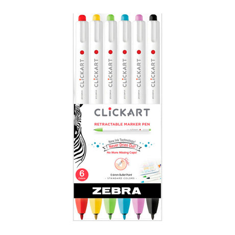 zebra-clickart-set-6-marcadores-retractiles