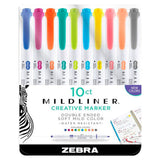 zebra-midliner-set-10-destacadores-doble-punta